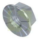 Hexagon nut with flange (knurled) | DIN 6923 | M2 To M16 | 